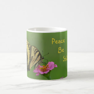 Mug Paix être encore papillon