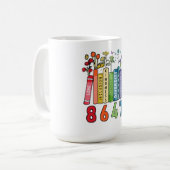 MUG PAIX, INCLUSION, GENTILLESSE, CHANGEMENT, DIVERSIT (Devant gauche)