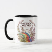 Mug Paix Intérieure, Fierté Partagée – Nature et Campi (Gauche)
