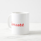 Mug paix namaste (Devant gauche)