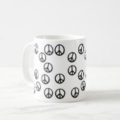 Mug Paix-Ont rempli café ! (Devant gauche)