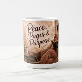 Mug Paix, Pages & Objectif (Centre)