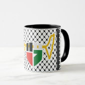 Mug Paix pour la Palestine (Devant droit)