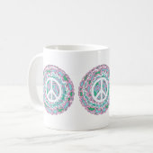 Mug Paix Psychedelique (Devant gauche)