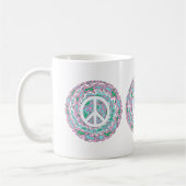 Mug Paix Psychedelique (Gauche)