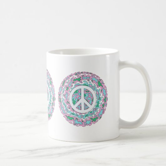 Mug Paix Psychedelique (Droite)