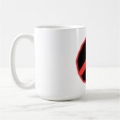Mug Paix rouge noir (Gauche)