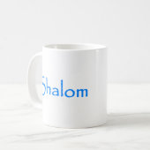 Mug paix shalom (Devant gauche)
