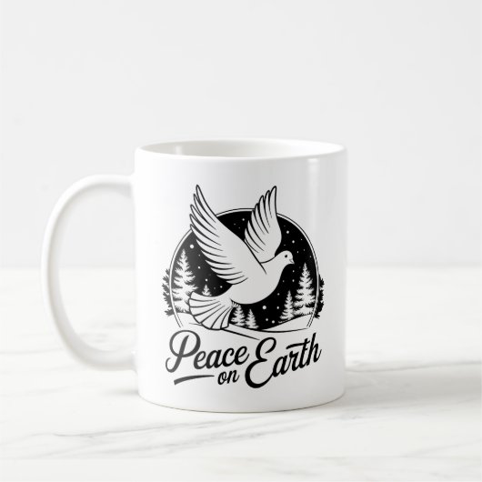 Mug Paix sur Eart - Dove (Gauche)