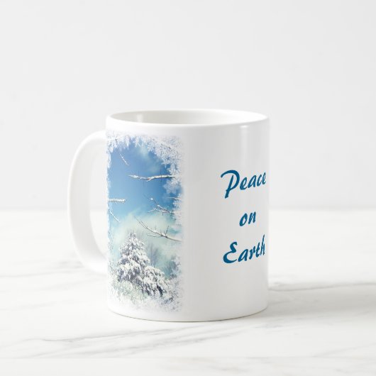 Mug Paix sur Terre (Devant gauche)