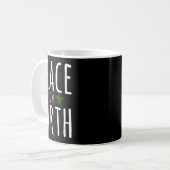 Mug Paix sur Terre (Devant gauche)