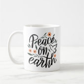 Mug Paix sur Terre Design Floral (Gauche)