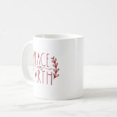 Mug Paix sur Terre Noël (Devant gauche)
