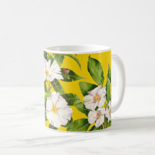 Mug 'Paix sur Terre' sur un tapis