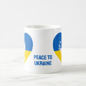 Mug Paix textuelle à l'Ukraine (Centre)