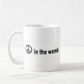 Mug paix : utérus (Gauche)