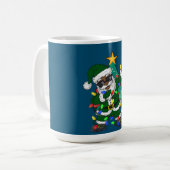 Mug Pajama de Noël afro-américain (Devant gauche)