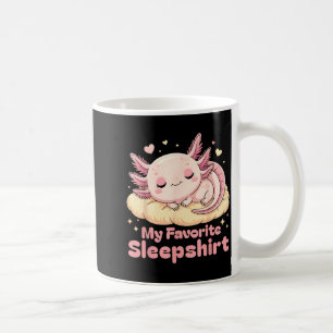 Mug Pajamas Sleeng Axolotl Chemise de nuit préférée Fe