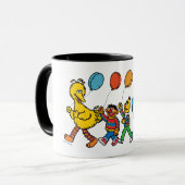 Mug Pal de rue Sésame | Ballons de parti (Devant gauche)