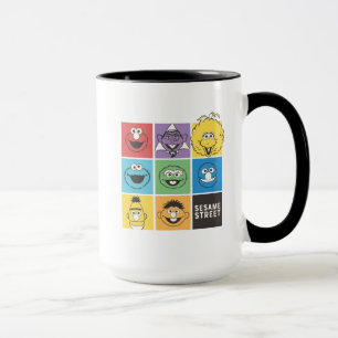 Mug Pal de rue Sésame   Blocs de couleurs