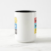 Mug Pal de rue Sésame | Blocs de couleurs (Centre)