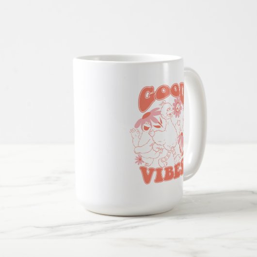 Mug Pal de rue Sésame | GOOD VIBES (Devant droit)