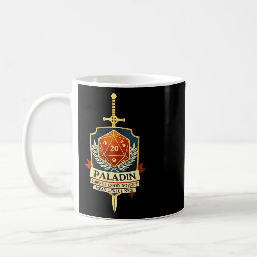 Mug Paladin Fantasy Rpg Trpg Gamer Cl (Gauche)