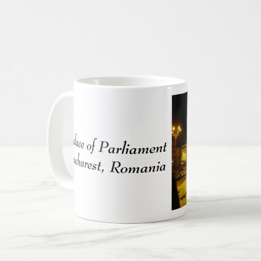 Mug Palais du Parlement, Bucarest, Roumanie (Devant gauche)