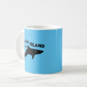 Mug Palau Island Plongée Sous-Marine Avec Requins (Devant gauche)