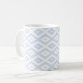 Mug Pale blue and white diamond pattern (Devant gauche)