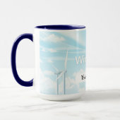 Mug Pale d'énergie éolienne (Gauche)