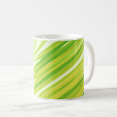 Mug Pale Green Pastel Palm Feuilles (Devant droit)