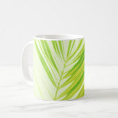 Mug Pale Green Pastel Palm Feuilles (Devant gauche)