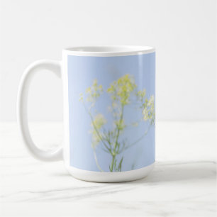 Mug Pale Pastel Blue Sky Fleurs sauvages Pré