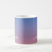 Mug Pale rose et bleu dégradé ombre (Centre)