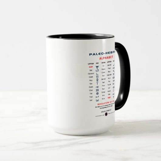 Mug Paleo Hébreu (Devant droit)
