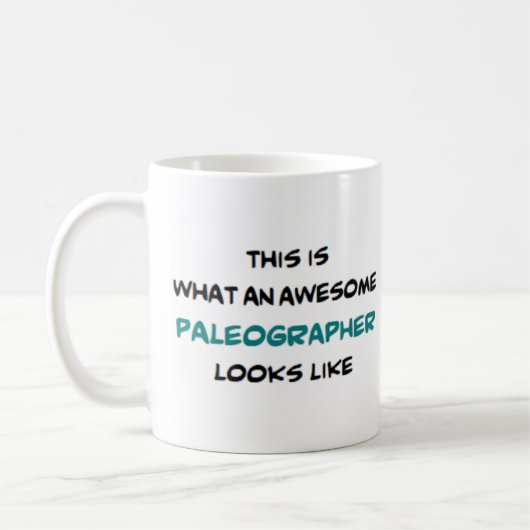 Mug paléographe, génial (Gauche)