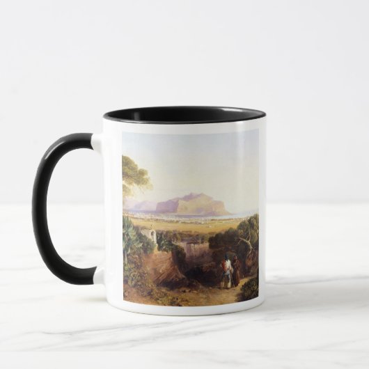 Mug Palerme, Sicile, 1847 (huile sur la toile) (Gauche)