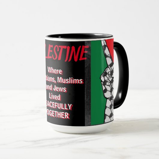 Mug Palestine (Devant droit)