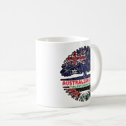 Mug Palestine Australie arbre (Devant droit)