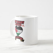 Mug Palestine Coeur Drapeau Amour Soutien Liberté Fier (Devant gauche)