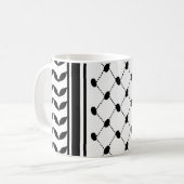 Mug Palestine Keffiyeh Motif Scarf (Devant gauche)