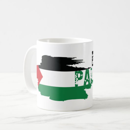 MUG PALESTINE LIBRE (Devant gauche)
