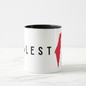 Mug Palestine Palestine libre Gaza libre (Centre)