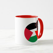 Mug Palestine Resistance (anglais seulement) | Paix po (Devant droit)