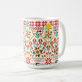 Mug Palestine Tatreez Broderie traditionnelle (Devant droit)