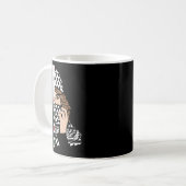 Mug Palestinien avec Kufeya Scarf La mode palestinienn (Devant gauche)