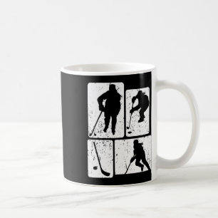 Mug Palet de hockey sur glace drôle Bâton de hockey su