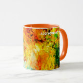 Mug Palette Artiste Colorée (Devant droit)