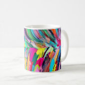 Mug Palette d'artiste colorée   (Devant droit)